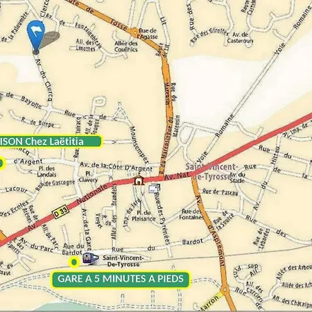 Landes Conviviales Maison Entiere, 40 Σπίτι διακοπών Saint-Vincent-de-Tyrosse